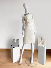 Load image into Gallery viewer, ARCHIVE CALVIN KLEIN BUSTIER OBI SILK &amp; PURE WOOL WEDDING DRESS
