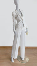 Load and play video in Gallery viewer, ARCHIVE VERSACE JEANS COUTURE DIAMANTE BRIDAL TROUSER SUIT
