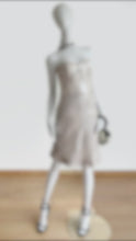 Load and play video in Gallery viewer, ARCHIVE BRUCE OLDFIELD SILK &amp; LEOPARD PRINT SEQUIN DRESS
