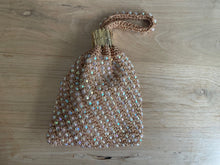 Load image into Gallery viewer, VINTAGE 1970S BRASS EMBELLISHED POUCH EVENING BAG
